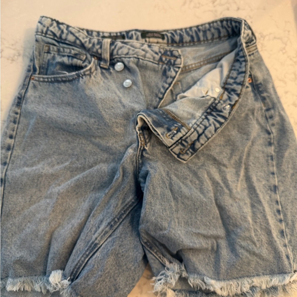 wild fable Light Wash Denim Cutoff Shorts